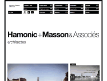 Tablet Screenshot of hamonic-masson.com